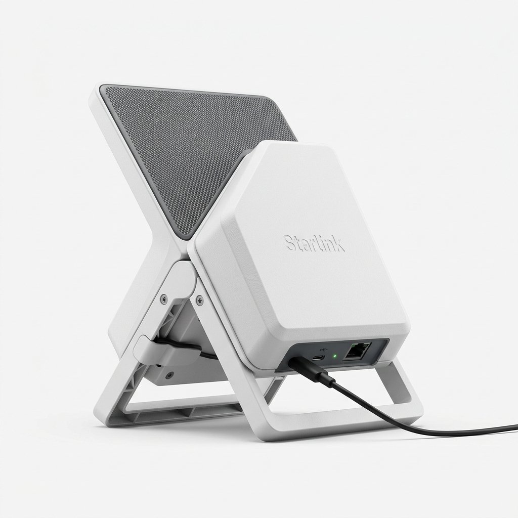 Starlink Mini satellite internet equipment